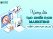 Tạo chiến dịch Marketing trên CRM for Sales đơn giản