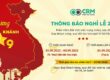 CRMSales thông báo nghỉ lễ 2/9